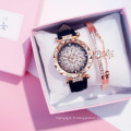 2021 offre spéciale femmes montre ensemble cadeau 2 pièces/ensemble strass Bracelet montres pour dames robe charme cristal montre-bracelet pour femme